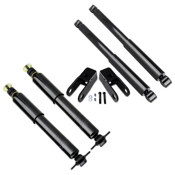 SCITOO Front shock extenders kit Front Rear Shock Absorbers Strut Kits 344380 37149 344365 37150 fits 1999-2006 for Chevrolet Silverado 1500/for GMC Sierra 1500