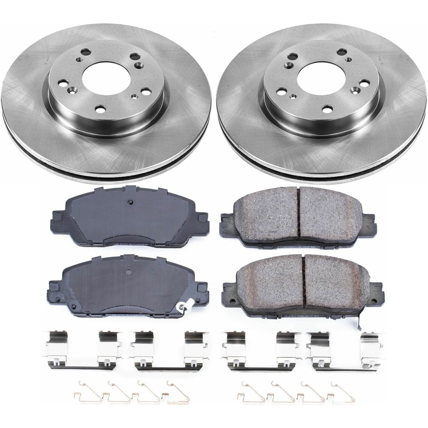 PowerStop Front Stock Replacement Brake Pad and Rotor Kit Fits: HONDA Select Models KOE7345