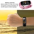 thumbnail image 4 of Methold 2021 Fitness medición de la presión arterial podómetro banda inteligente de cardíaco impermeable salud Fitness reloj Relojes inteligentes rosa, 4 of 6