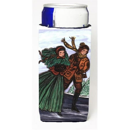 - Couple Skating Michelob Ultra s for slim cans