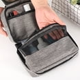 thumbnail image 4 of Bolsa de lavado portátil, bolsa de almacenamiento de cosméticos de gran capacidad, bolsa de viaje de negocios para hombres y mujeres, bolsa de lavado de almacenamiento para viajes de negocios, 4 of 6