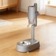 thumbnail image 5 of Dispensador de agua para mascotas, cuenco para perros 2 en 1, comedero automático para mascotas, comedero y bebedero para hámsteres, conejos, hurones, gris, 5 of 8