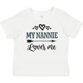 thumbnail image 3 of Inktastic My Nannie Loves Me Granddaughter Boys or Girls Baby T-Shirt, 3 of 5