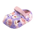 thumbnail image 3 of Dakaela 3-10Y Kids Toddler Clogs Boys Girls Dinosaur Slip on Slides Sandals Summer Beach Pool Garden Water Shoes Shower Slippers Indoor Outdoor Purple 10, 3 of 4