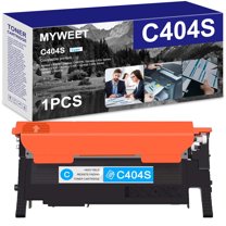 CLT-C404S Cyan Toner Cartridge High Yield Compatible for Samsung CLT-C404S Work with Xpress C430W C430 C480FW C480FN C480 C43x Series C48x Printer (1 Pack)
