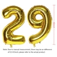 thumbnail image 2 of Balloon Number EBAIJQUO 29 Gold 29 Balloon 40-inch, 2 of 6