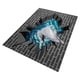 thumbnail image 2 of La Alfombra de La Sala de Estar Es Geométricamente Buena para Uso Doméstico. El Dormitorio Está Cubierto con Tapetes y La Alfombra de La Mesita de Noche Se Usa Como Tapete., 2 of 2