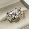 thumbnail image 3 of K-KED Fashion 925 Silver Rings Cubic Zirconia Delicate Jewelry Women Wedding Ring Gifts Sz 6-10-6-#7, 3 of 5