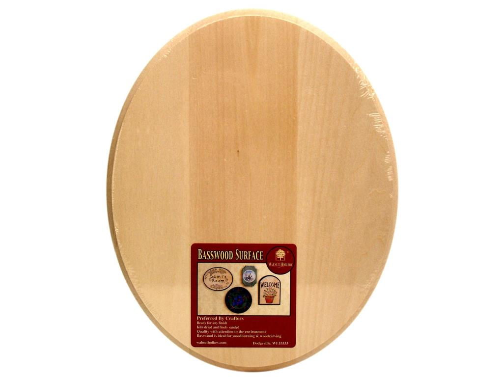 Walnut Hollow Plaque Basswood Oval 8x10 Walmart Com