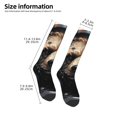 thumbnail image 2 of Naloa Urban Bear With Headphones Knee Socks, High Socks Long Stretchy Sock Women Knee High Stocking, Long Socks for Women, 2 of 6