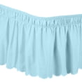 thumbnail image 1 of CXYYY Solid Color Bedding Elastic Bed Apron Dust Proof Bedspread Non Bed Skirt * Blue, 1 of 5