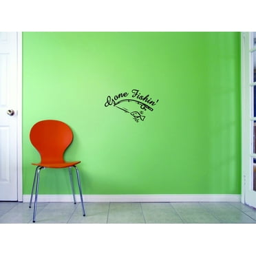 Custom Designs Gone Fishin' 10x20"