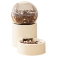 thumbnail image 1 of Programmable Automatic Pet Food Dispenser with Fresh Water for Cats Small Puppies Indoor Daily Use Timer and Removable Trays Convenient Cleaning, 1 of 4