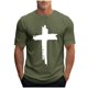thumbnail image 1 of Camisetas de Manga Larga para Hombres Nueva Moda Casual Impresión Deportiva Camiseta, Top de Cuello Redondo de Poliéster de Algodón para el Uso Diario, 1 of 1