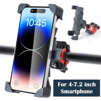FANAUE Motorcycle Phone Mount – 1” Ball Head, Anti-Theft, Fits 5.5-7” Phones, Compatible With RAM Mounts For Bikes & Scooters