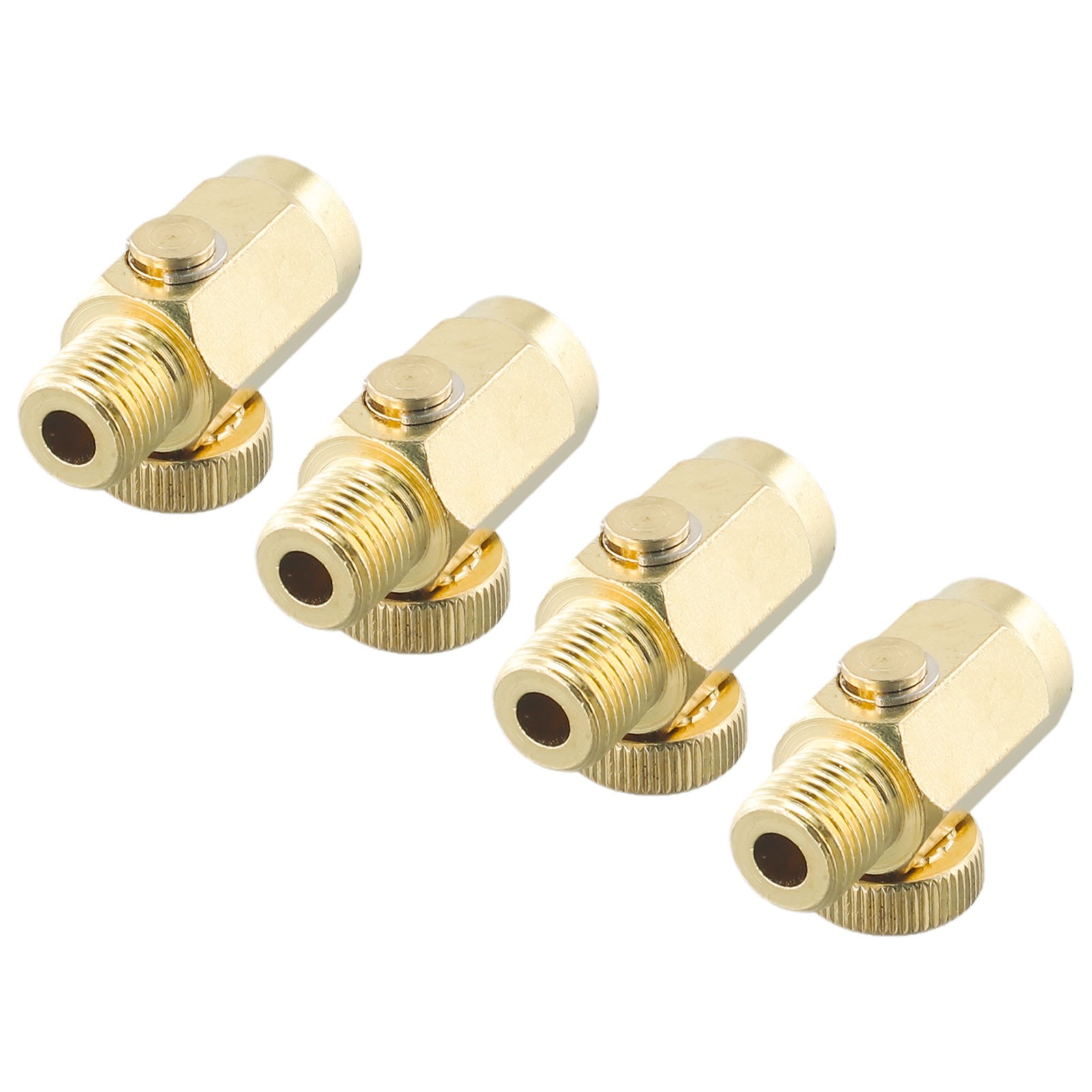 5-Piece 1/4" NPT Inline Regulator Set – Solid Brass Air Pressure Valve Tool By Paka Tools
