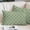 Sage Green, variant on White Moroccan Pillow Covers, Linen Long Throw Pillow Case, Boho Morocco Geometric Quatrefoil Grid Holiday Pillow Protector Decorative Cushion Cover for Living Room/Bedroom 12" x 20"