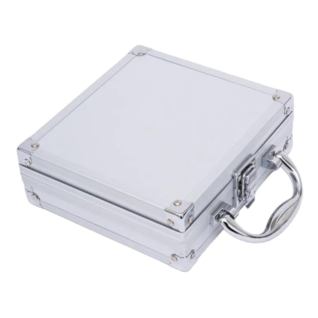 Estuche para herramientas de aleación de aluminio, gran capacidad, con cerradura, multiusos, organizador, caja de almacenamiento para viajes, hogar,
