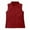 Burgundy, variant on Women Casual Quilted Sleeveless Light Weight Vest Purple 3XL