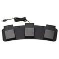 thumbnail image 2 of USB Triple Foot Switch Pedal, Programmable, Mouse Keyboard Gaming, Durable High Sensitivity,   Ideal for Games, Photobooth, Transcription, 2 of 7