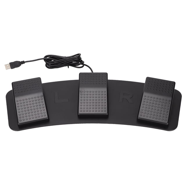 Pedal de interruptor de pie triple USB Pedal de interruptor de pie triple ergonómico multifuncional para juegos Pruebas de fábrica(Interruptor fotoeléctrico)