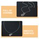 thumbnail image 2 of Collar de raqueta Mujeres Collar colgante de colgantes Collar colgante, 2 of 3
