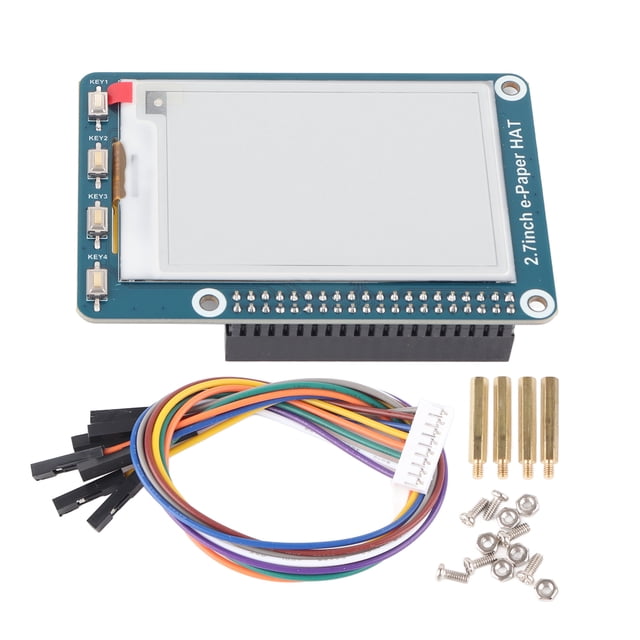 Sombrero de Papel Electrónico NikouMX 2,7 Pulgadas EInk Raspberry Pi Ultra Responsive