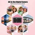 thumbnail image 6 of Ourlife Digital Camera for Kids, 4K 48MP Point and Shoot Camera with 2.0" Flip Screen, 18X Digital Zoom, Anti Shake, 32GB Memory Card, Compact Camera for Teens & Beginners, Black, 6 of 10