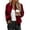Wine Red, variant on Zeagoo Women's Bomber Jacket Casual Coat Zip Up Spring Fall Clothes with Pockets