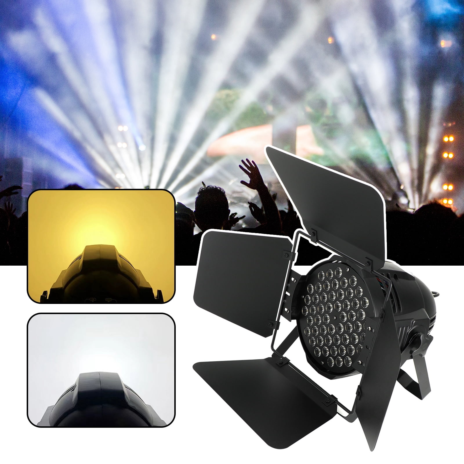 54 LED Stage Par Light Party Lighting DMX DJ Disco Show Spotlight Cool Warm