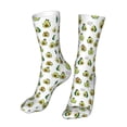 thumbnail image 6 of KLL Avocado Friends Print Womens Crew Socks Athletic Middle Tube Long Socks Novelty Socks Gifts For Men, 6 of 7