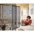 thumbnail image 2 of Fly Screens Doors Nets Curtain Insect Mesh for Keeping Out Flies & Bug,Flyscreen French Doors,Double Door Magnetic ScreenFly Doors, 2 of 5