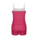 thumbnail image 5 of Camisetas Casuales de las Mujeres de Color Sólido de Gran Tamaño, Camisetas Largas con Cojín de Pecho para el Uso Diario, Conjunto de Cubierta de Traje de Baño de Verano, 5 of 7