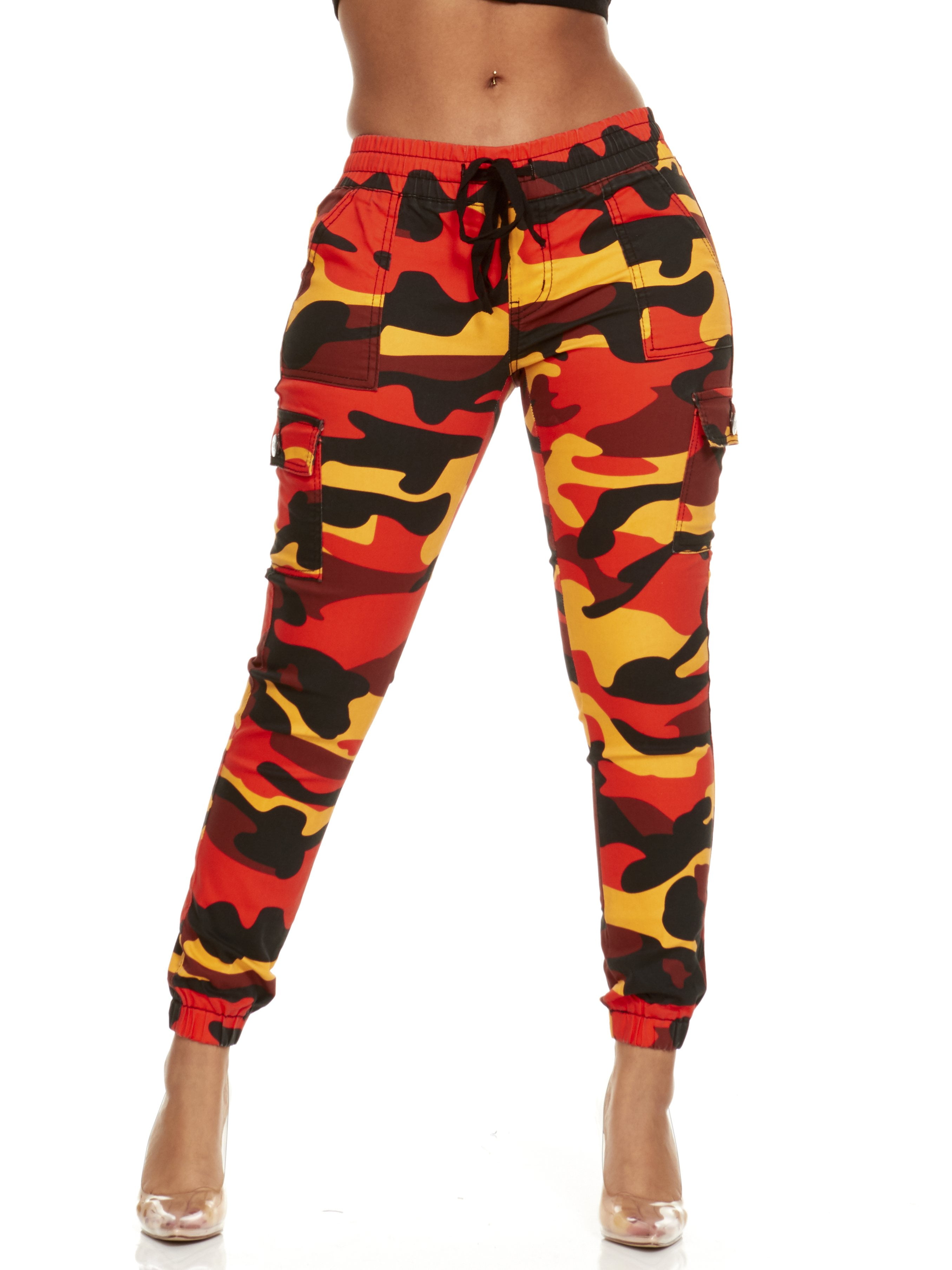Vry Hot Big Aas Yung Girl Xxxx Video - V.I.P. JEANS Cute Cargo Mid Waisted Jogger Skinny Drawstring Fire Camo Plus  Size 3XL - Walmart.com
