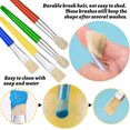 thumbnail image 3 of Colorful Toddler Paint Brush 16 Pcs Large Washable Chubby Paint Brushes, 3 of 5