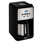 KRUPS ET351 Coffee Maker, Coffee Programmable Maker, Thermal Carafe, 12 Cup, Black