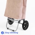 thumbnail image 3 of EXHUMKY 4Ud Para Trolley De Compras Plásticas Negras Súper Resistentes Y Fáciles De Instalar, 3 of 8
