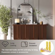 CONGUILIAO Arch Wall Mirror Bathroom Arched Mirror 20x30 Vanity Mirror Metal Black Mirror