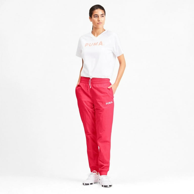 PUMA Chase Woven Pants Pink Alert