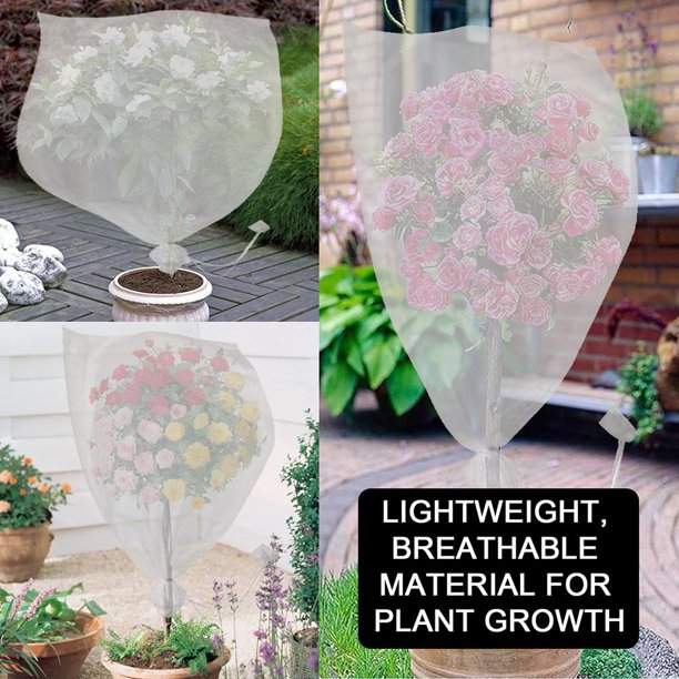 Bolsas de siembra de tela no tejida bolsas de protección para Wdftyju vegetales macetas de cultivo de plántulas de jardín bolsas de cultivo de tela para interior 1050 pi