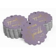 thumbnail image 2 of Inkdotpot Pack Of 100 Real Gold Foil Paper Tags Let Love Sparkle Wedding Favor Hang Tags, 2 of 7