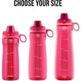 thumbnail image 2 of LeapFrog BPA-Free 32 oz Pink Plastic Water Bottle with Flip-Top Lid, 2 of 5