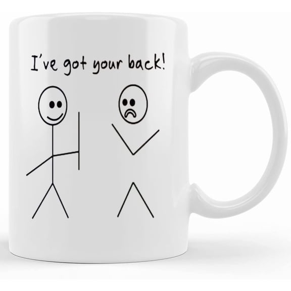 Novelty Printed Mug, Funny Humour Mug, Christmas Mug Gift, Handmade Tea Cup, Stickmen Tea Mug, Best Friend Mug, Novelty Coffee Mugs 11oz, 15oz Mug