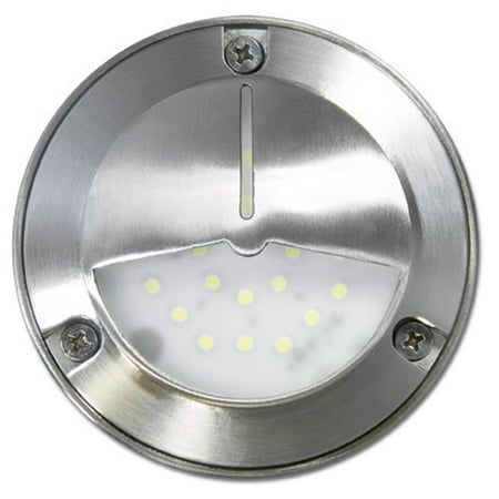 

Dabmar Lighting LV-LED707-SS316 1.44W 12V Stainless Steel LED Brick Step Wall Light with Integral LED Circuit Board Stainless Steel - 3.96 x 3.96 x 1.60 in.