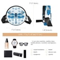 thumbnail image 2 of ERJLKXP Retro Blue Dragonfly Small Crossbody Bags for Women,Casual Travel Sling Bag,Over the Shoulder Cross Body Purses, 2 of 6
