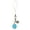 Blue, variant on Stylish Green Clovers Phone Charm Sturdy Alloy Pendant For Keys Bags Good Luck Stylish Phone Strap Charm
