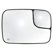 30301 - Fit System Passenger Side Heated Mirror Glass w/ backing plate, Dodge Ram Pick-Up 1500 05-08, Ram Pick-Up 2500/3500 05-09, 7 3/16" x 10 1/4" x 11 1/16" (for OE towing Mirror, w/blind spot)