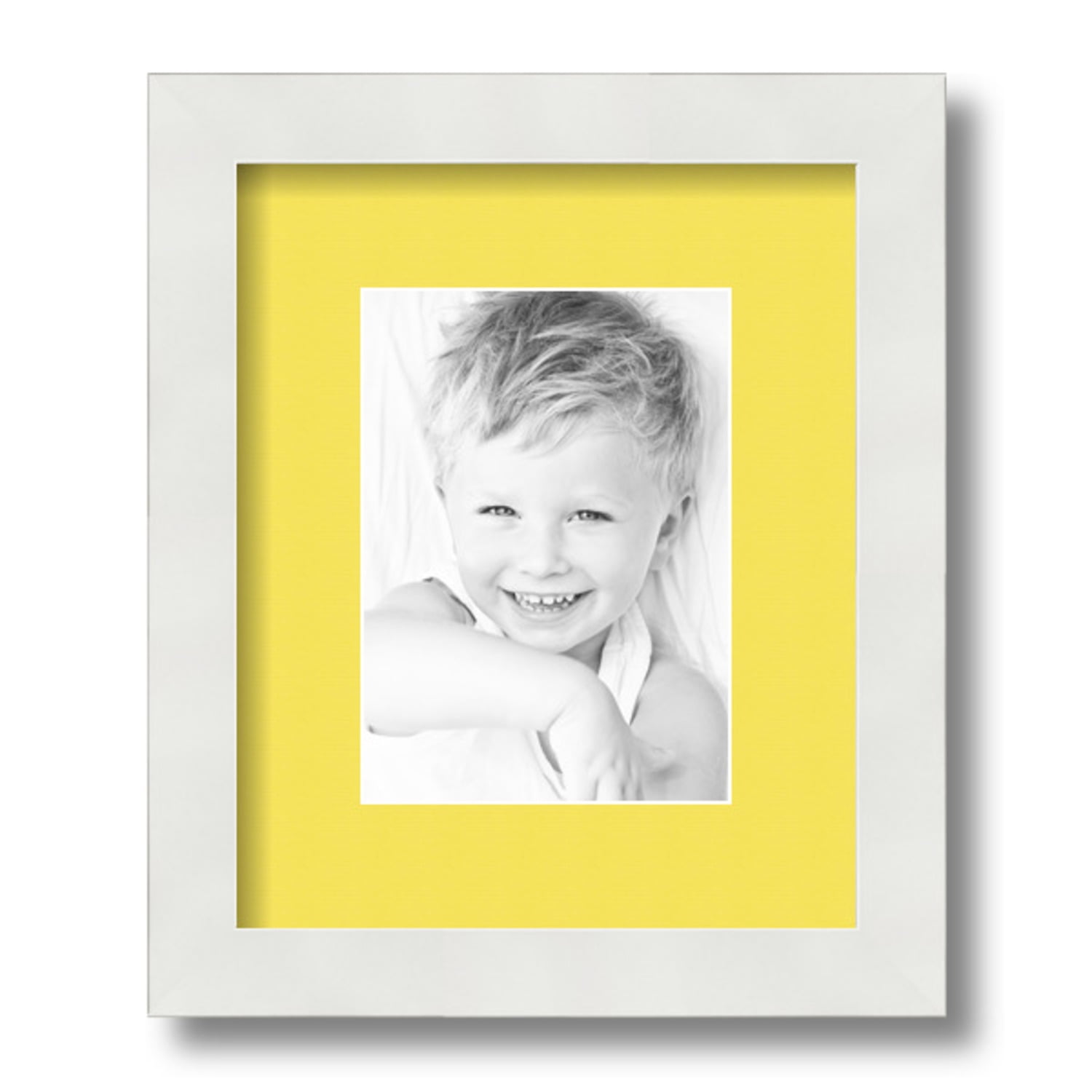 ArtToFrames 9x11 Matted Picture Frame with 5x7 Single Mat Photo Opening Framed in 1.25 Satin
