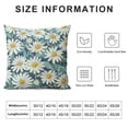 thumbnail image 5 of Nawypu Vibrant Daisy Summer Decoration Pillowcase, Farmhouse Garden Style, Home &amp; Outdoor Sofa Decoration, Spring Cushion Cover., 5 of 5
