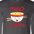 thumbnail image 4 of Inktastic Kawaii Miso Happy Long Sleeve T-Shirt, 4 of 5